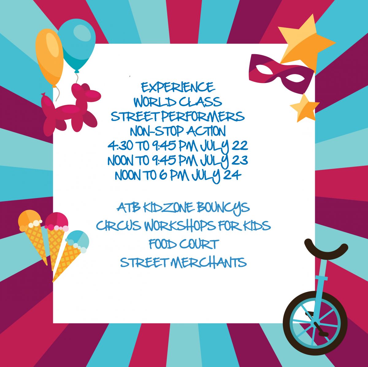 The Shows - Grande Prairie Street Performers Festival